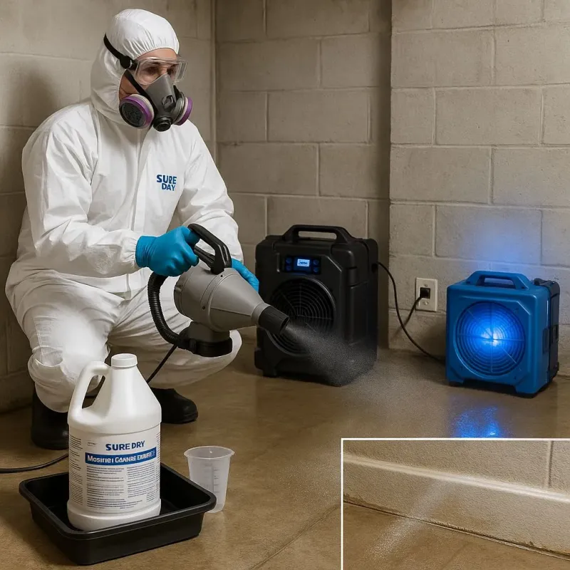 Sanitization and Odor Removal process in Hope, ME